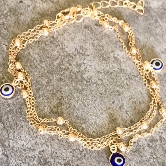 Evil Eye Anklet - Picture 3 of 3